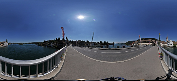 Kugelpanorama Stein am
                                            Rhein - Rheinbrücke
