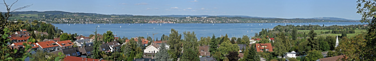 Blick von oberhalb
                                          Wallhausen ber den
                                          berlingersee des Bodensee